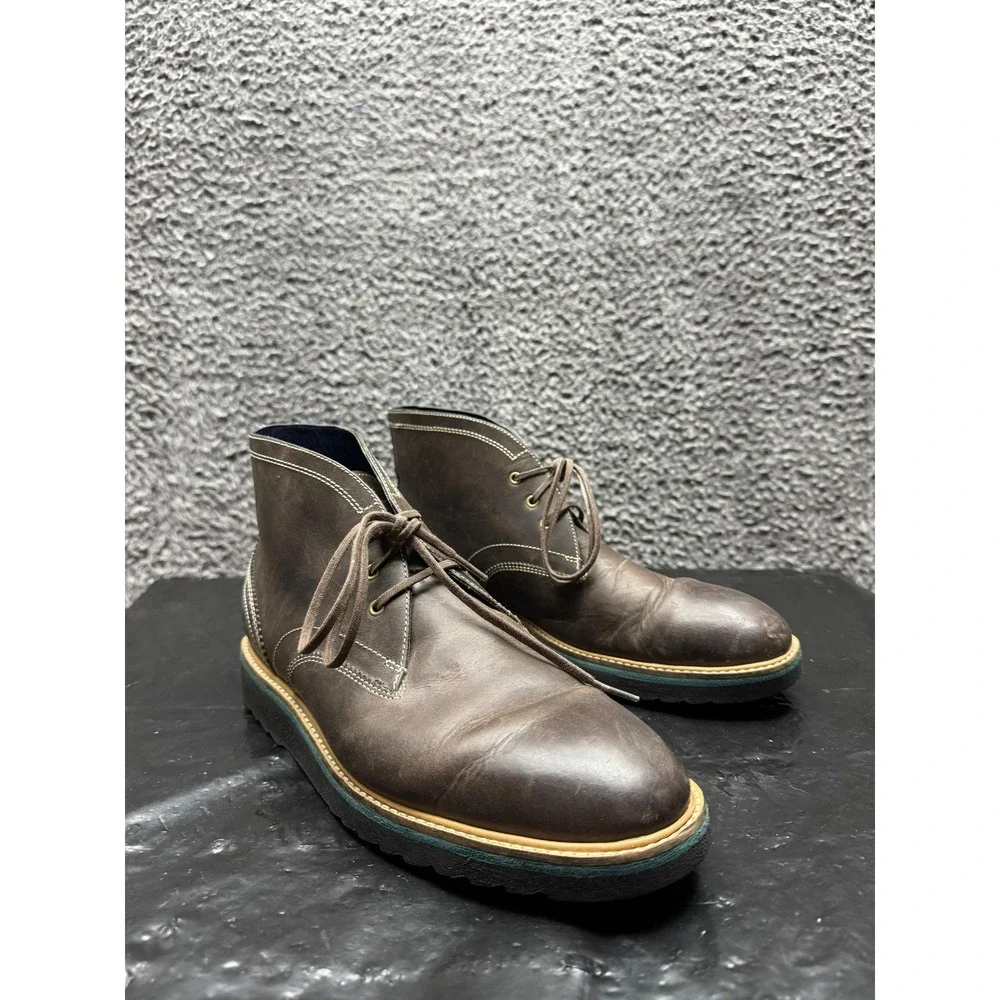 Cole Haan Air Morris Leather Lace Up Chukka‎ Ankle Boots Brown Mens Size 9.5M